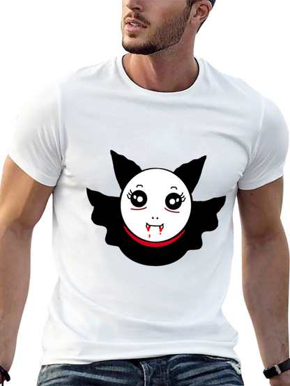 Vampire Bat Graphic Tee - Spooky Cute Design