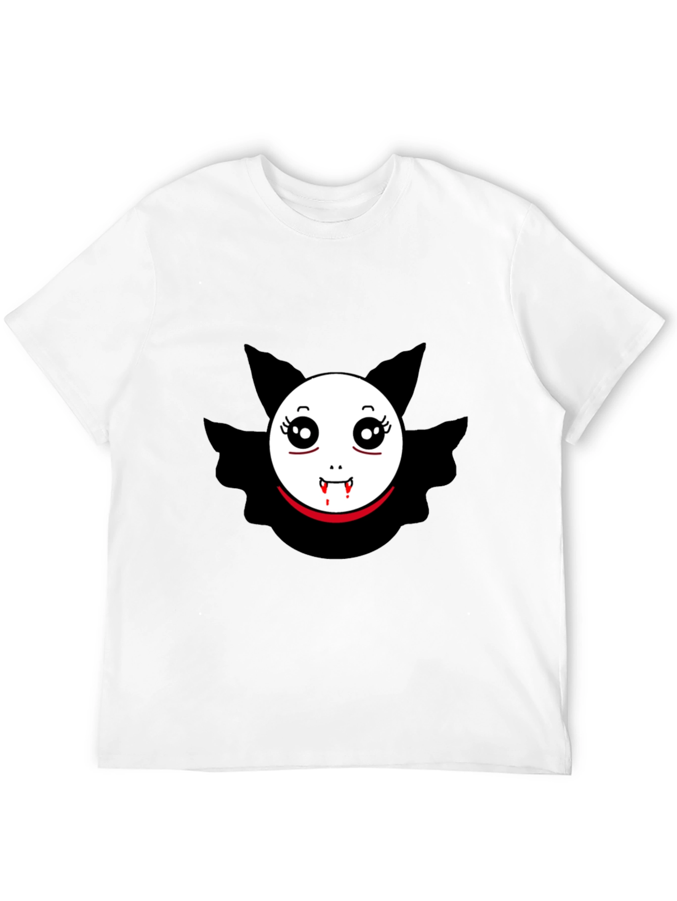 Vampire Bat Graphic Tee - Spooky Cute Design