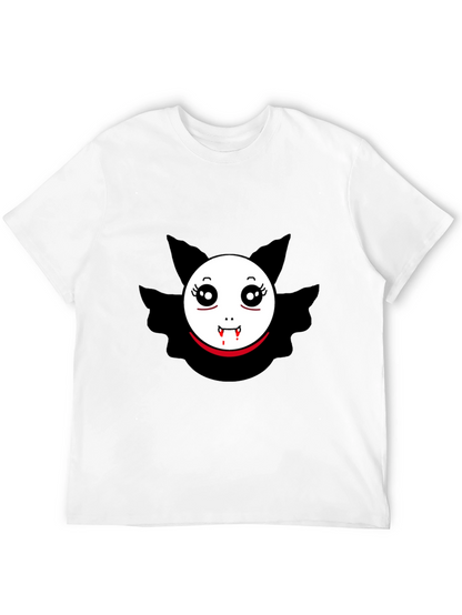 Vampire Bat Graphic Tee - Spooky Cute Design