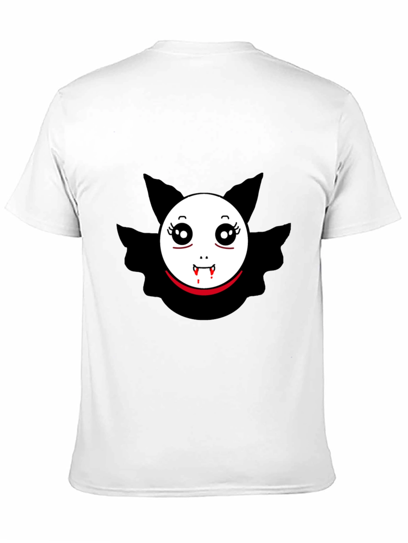 Vampire Bat Graphic Tee - Spooky Cute Design