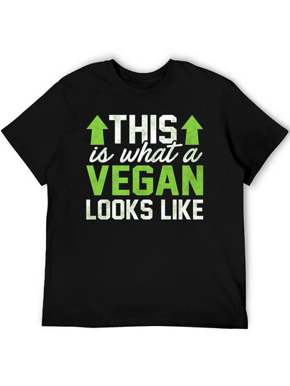 Vegan Looks Like Black Tee
