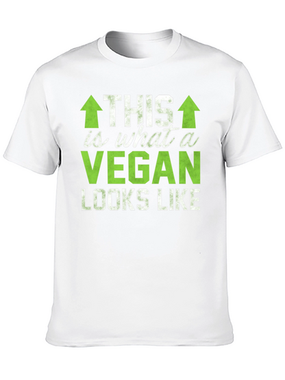 Vegan Looks Like Black Tee