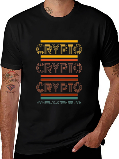 Crypto Retro T-Shirt - Bold Design