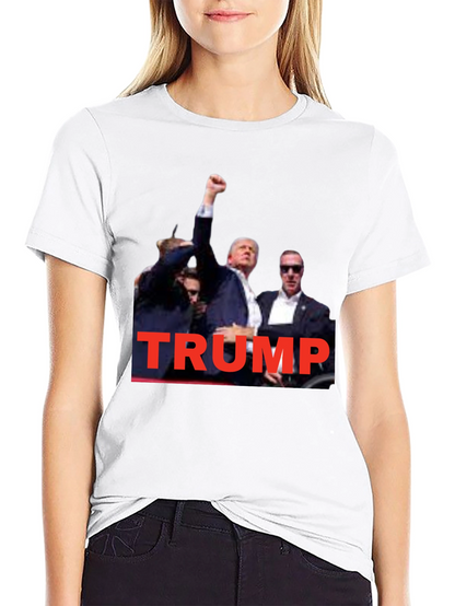 Trump Graphic T-Shirt - Black Crew Neck