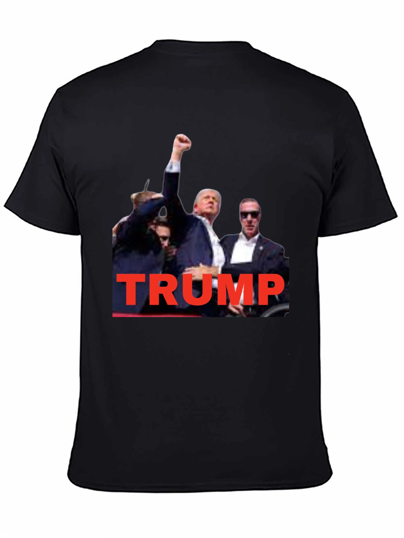 Trump Graphic T-Shirt - Black Crew Neck