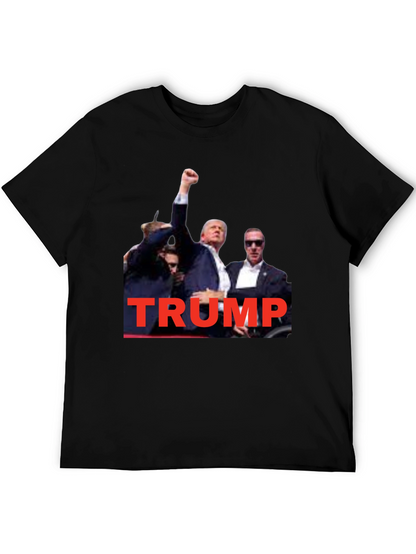 Trump Graphic T-Shirt - Black Crew Neck