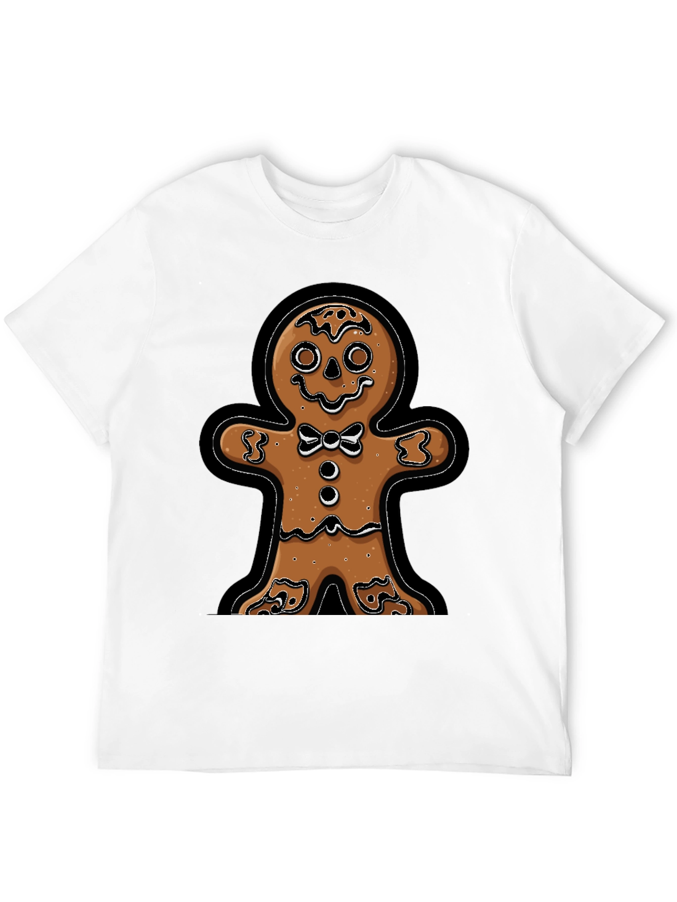 Gingerbread Man T-Shirt - Festive Holiday Apparel