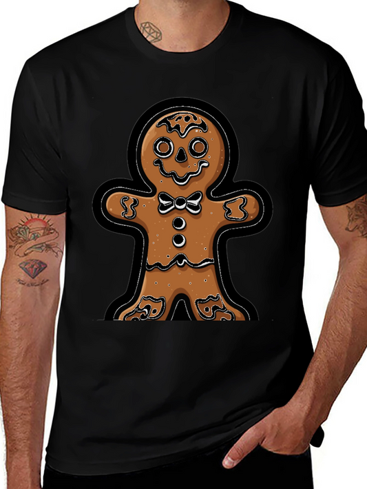 Gingerbread Man T-Shirt - Festive Holiday Apparel