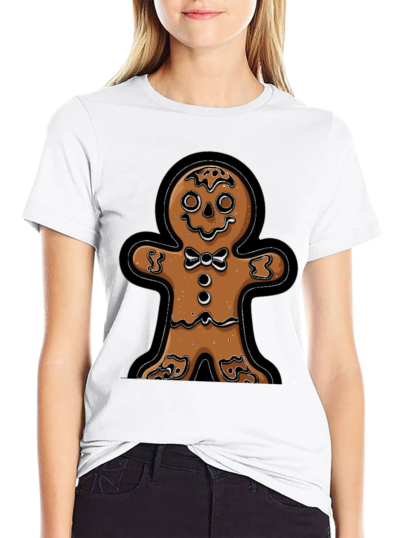 Gingerbread Man T-Shirt - Festive Holiday Apparel