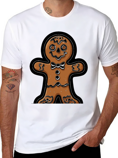 Gingerbread Man T-Shirt - Festive Holiday Apparel