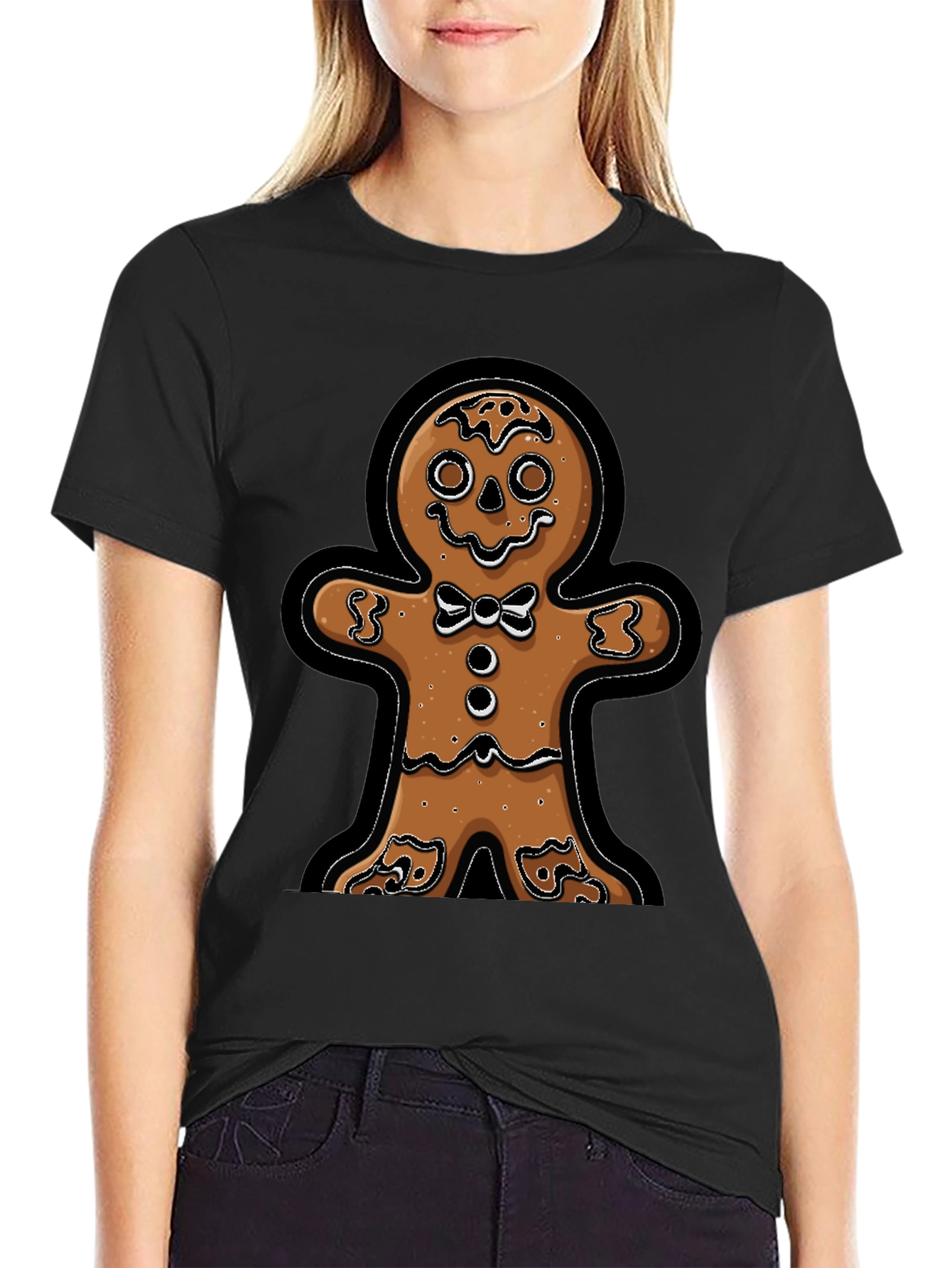 Gingerbread Man T-Shirt - Festive Holiday Apparel