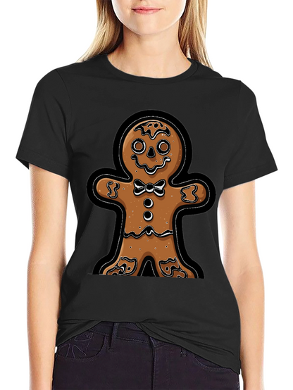 Gingerbread Man T-Shirt - Festive Holiday Apparel