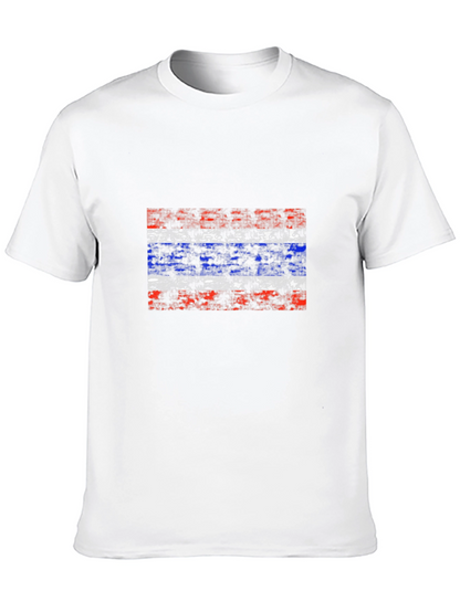 Thailand Flag Graphic Black T-Shirt