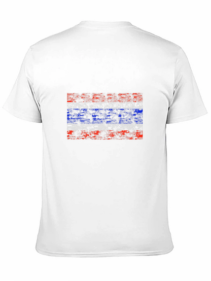 Thailand Flag Graphic Black T-Shirt