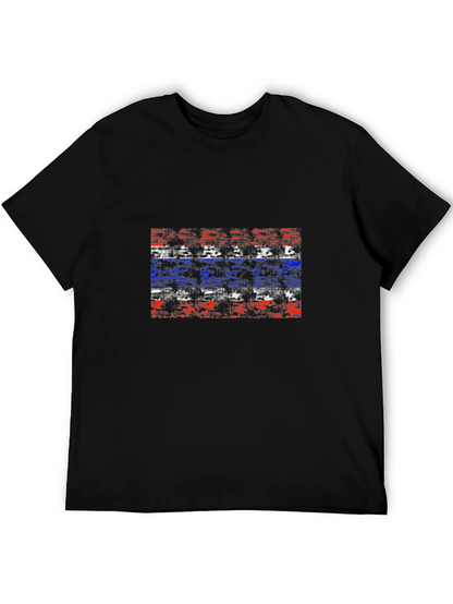 Thailand Flag Graphic Black T-Shirt