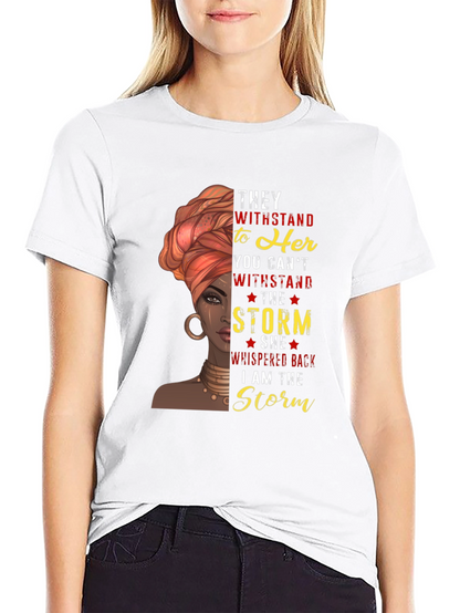 Empowered Woman Graphic T-Shirt - Stand Strong