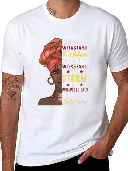Empowered Woman Graphic T-Shirt - Stand Strong