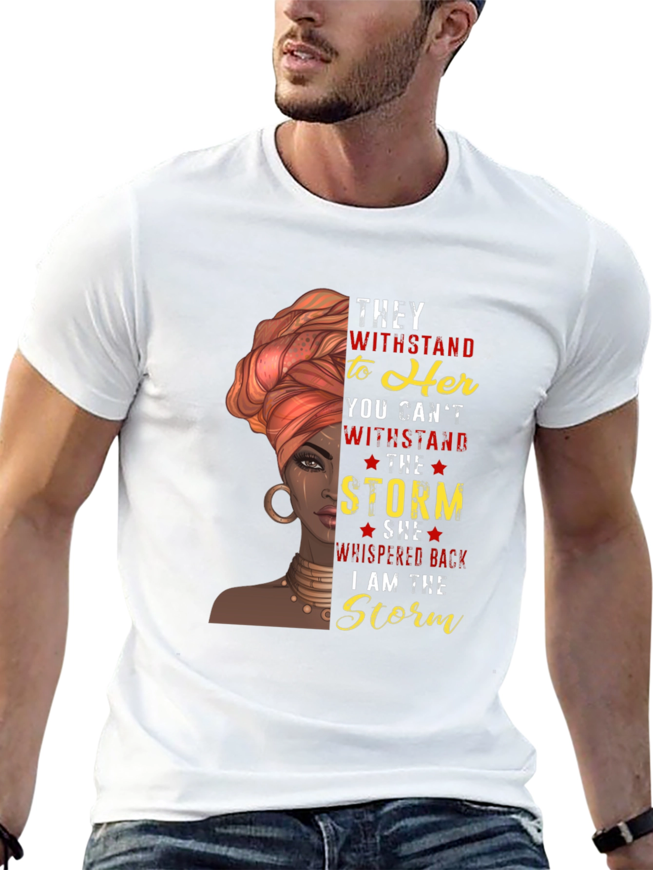 Empowered Woman Graphic T-Shirt - Stand Strong