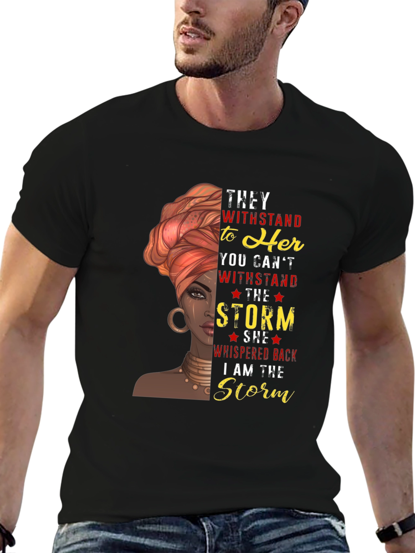 Empowered Woman Graphic T-Shirt - Stand Strong