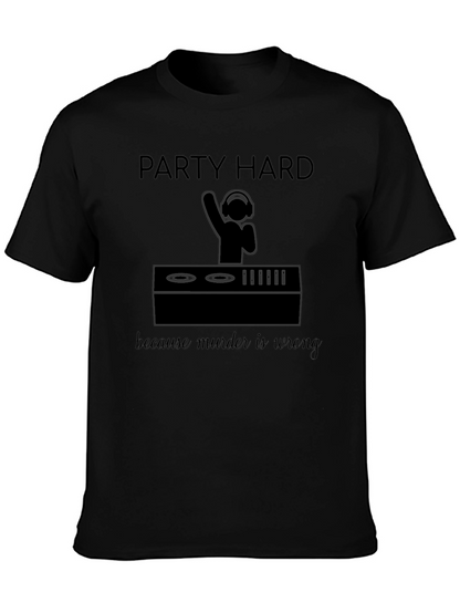 Party Hard DJ Graphic T-Shirt
