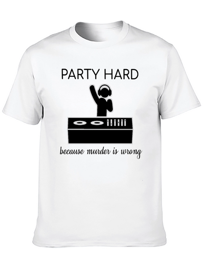 Party Hard DJ Graphic T-Shirt