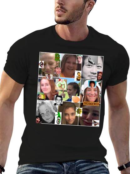 Meme Collage Graphic Tee