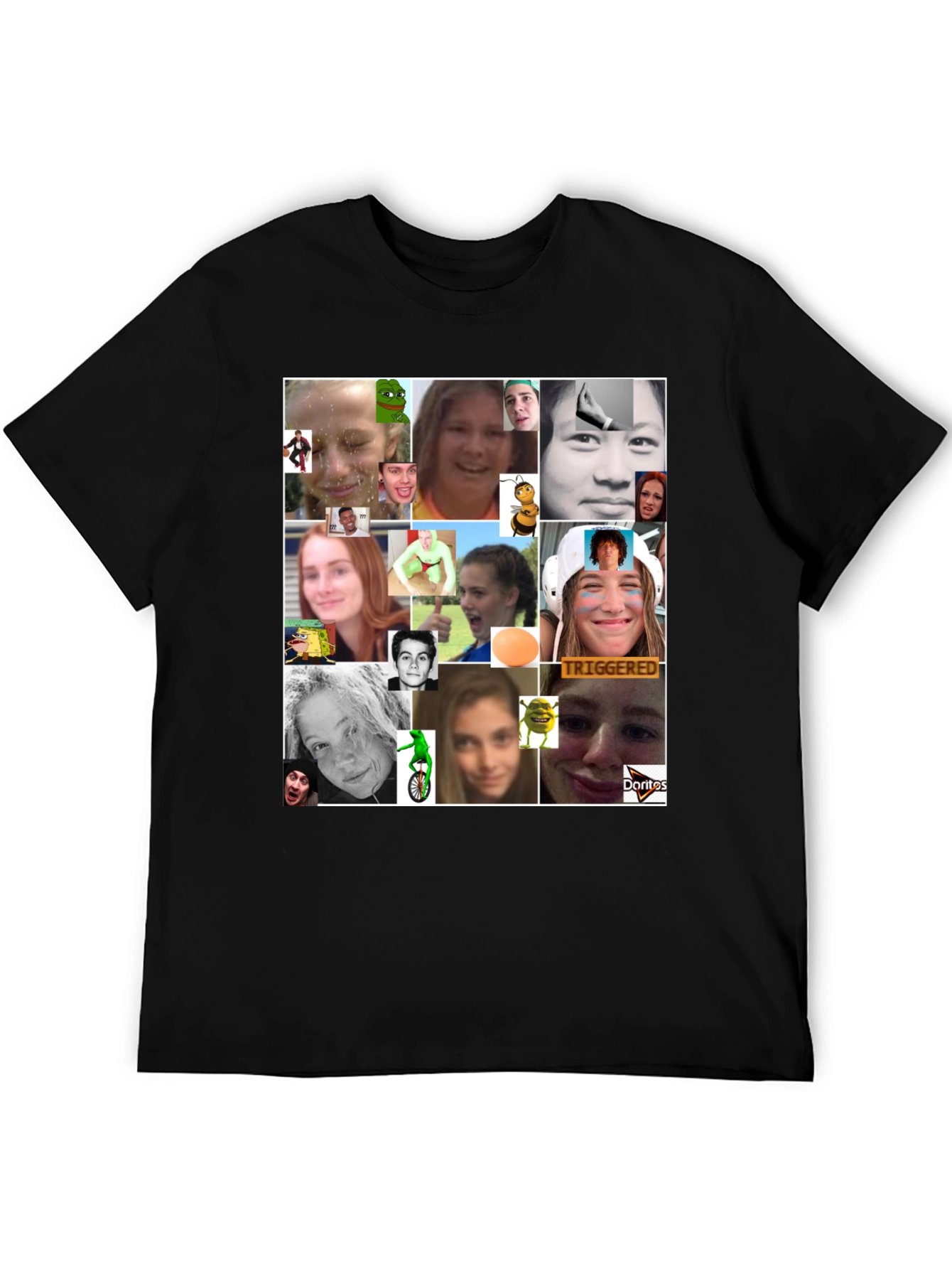 Meme Collage Graphic Tee