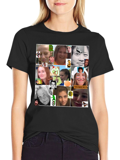 Meme Collage Graphic Tee