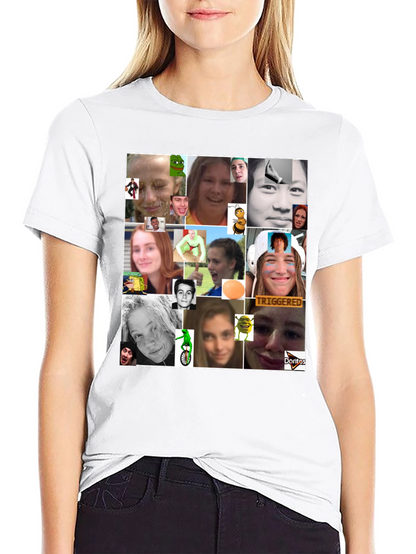 Meme Collage Graphic Tee