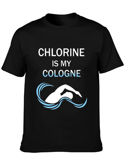 Chlorine Cologne T-Shirt - Swimmers Tee