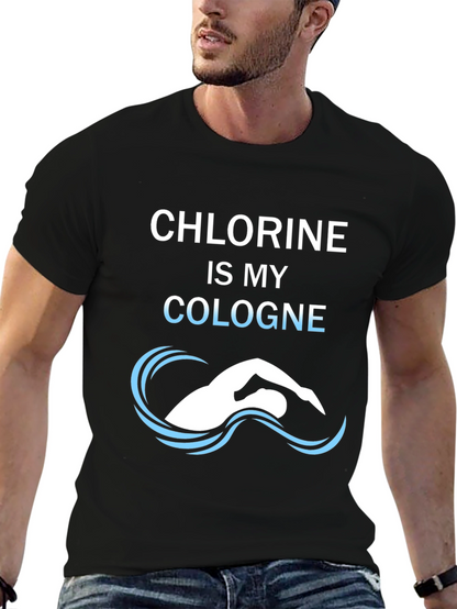 Chlorine Cologne T-Shirt - Swimmers Tee