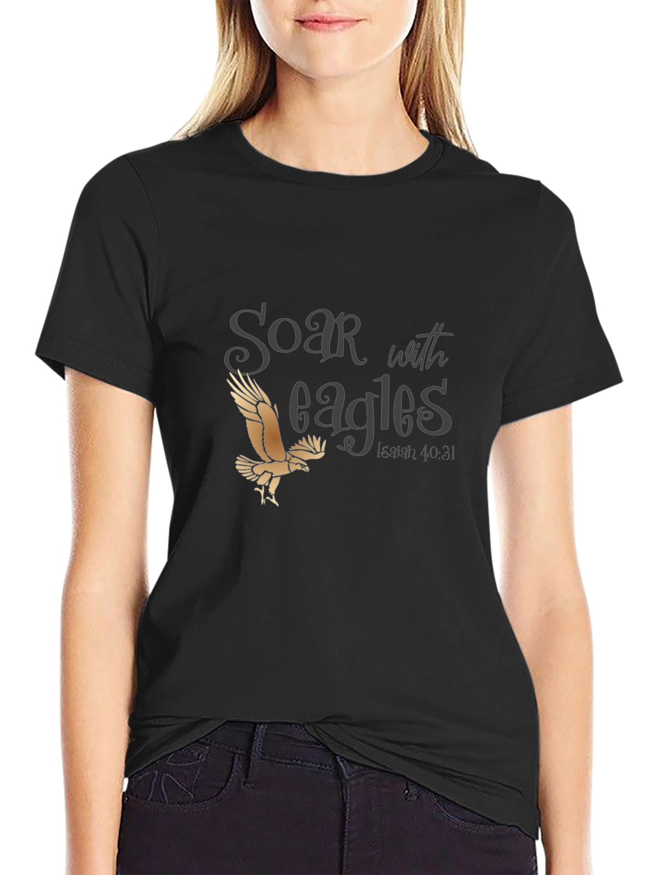 Soar With Eagles Graphic T-Shirt - Isaiah 40:31
