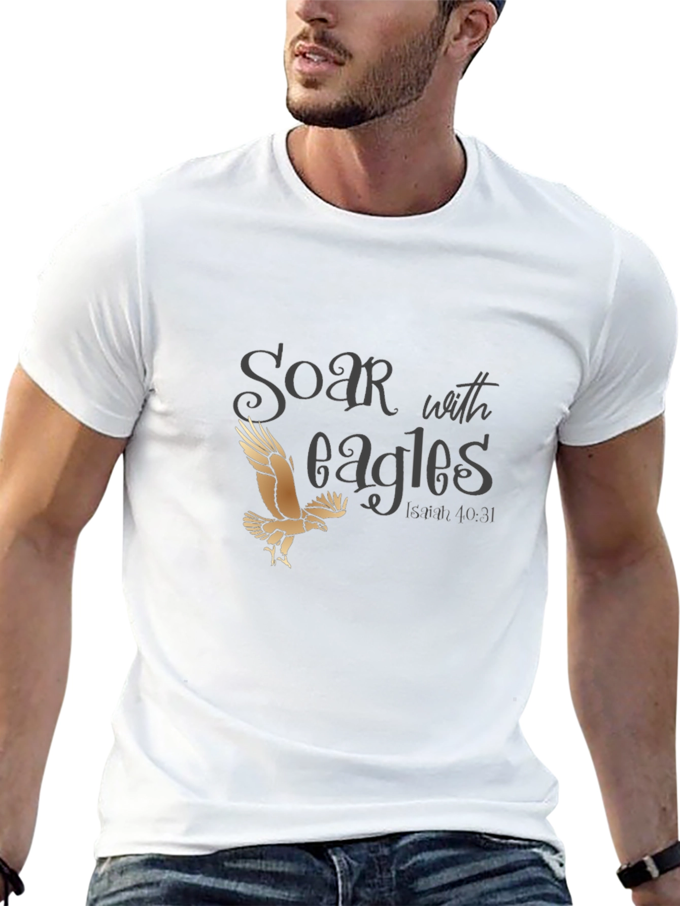 Soar With Eagles Graphic T-Shirt - Isaiah 40:31
