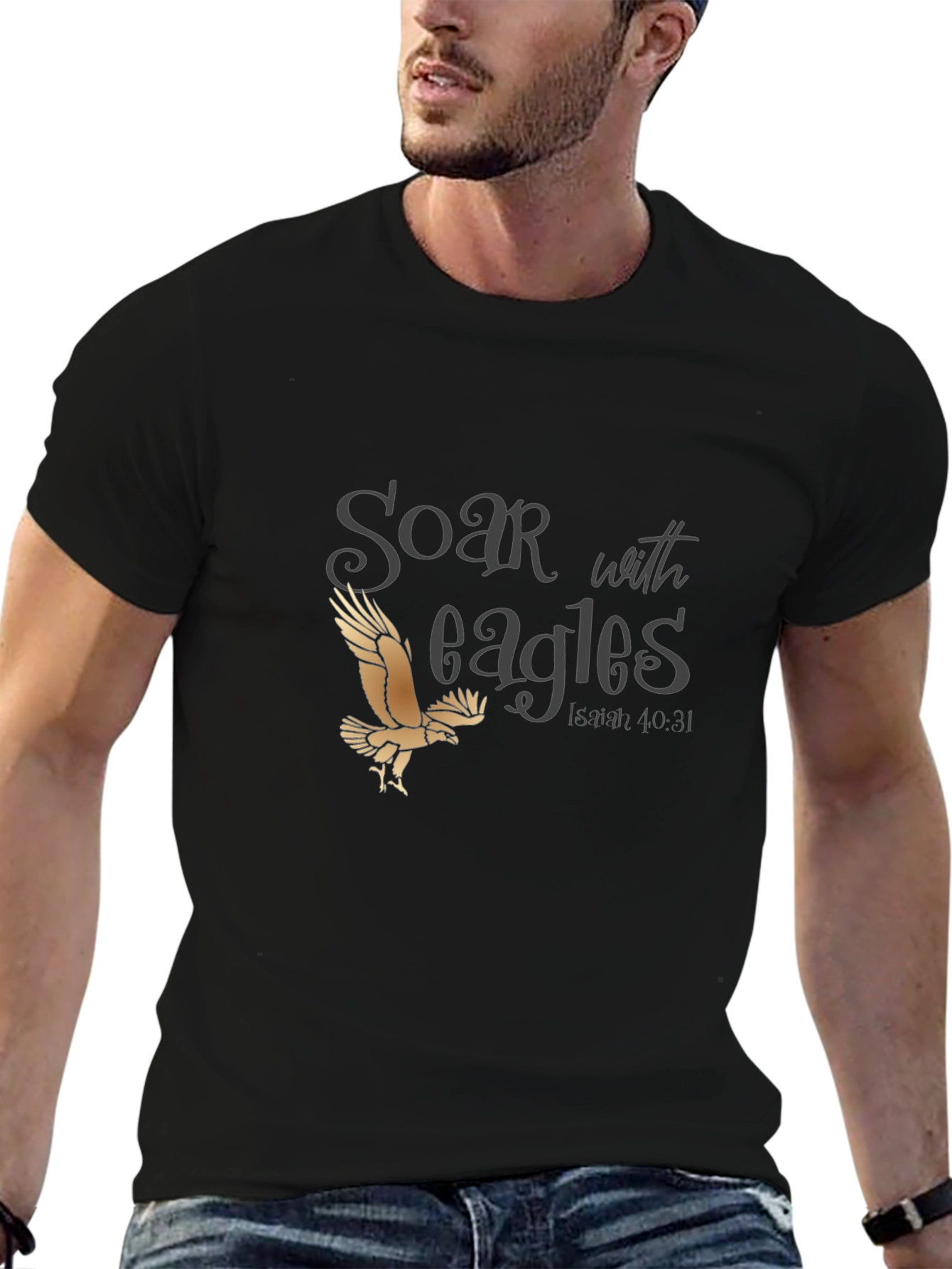Soar With Eagles Graphic T-Shirt - Isaiah 40:31