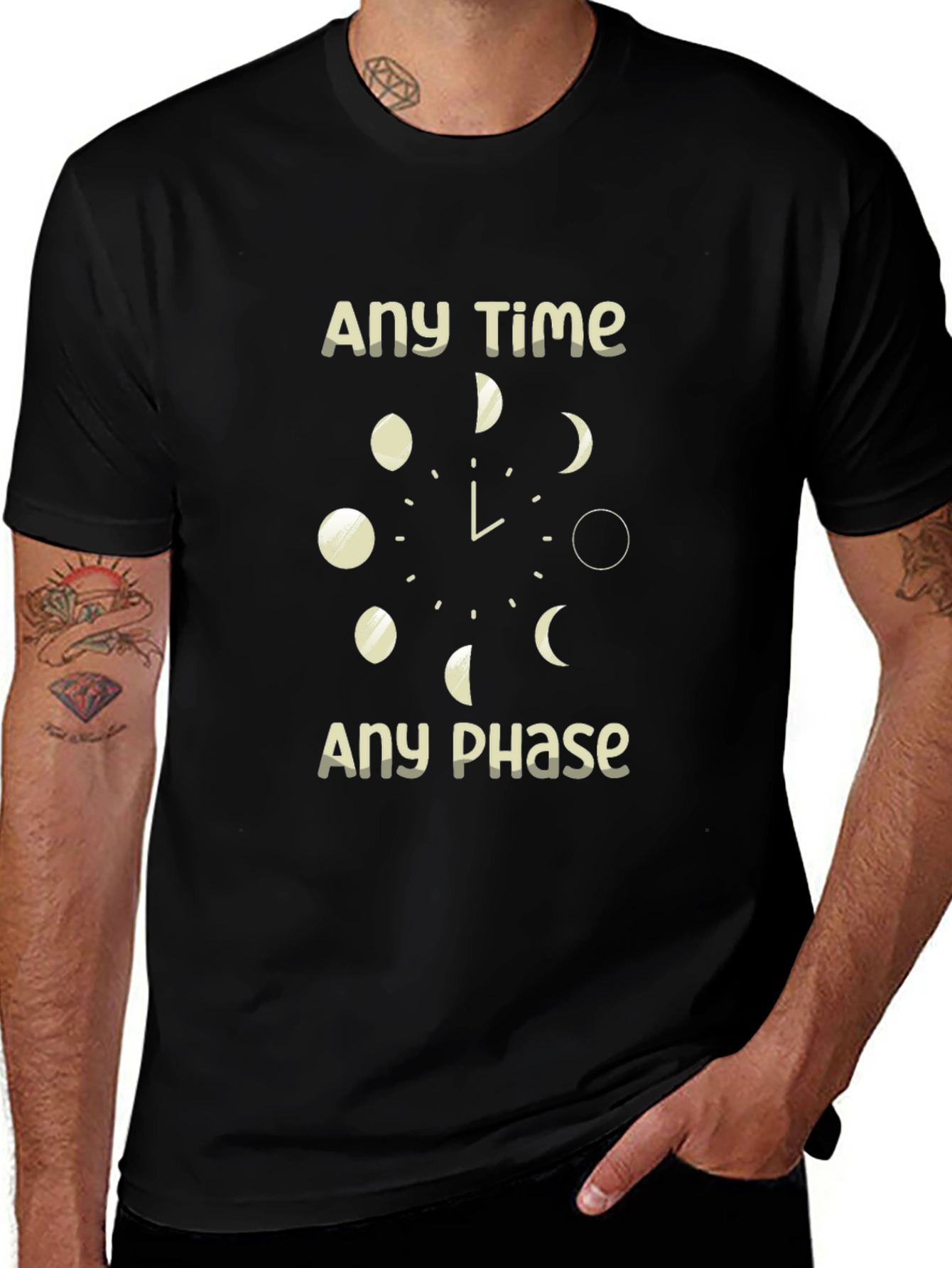 Any Time Any Phase Graphic T-Shirt