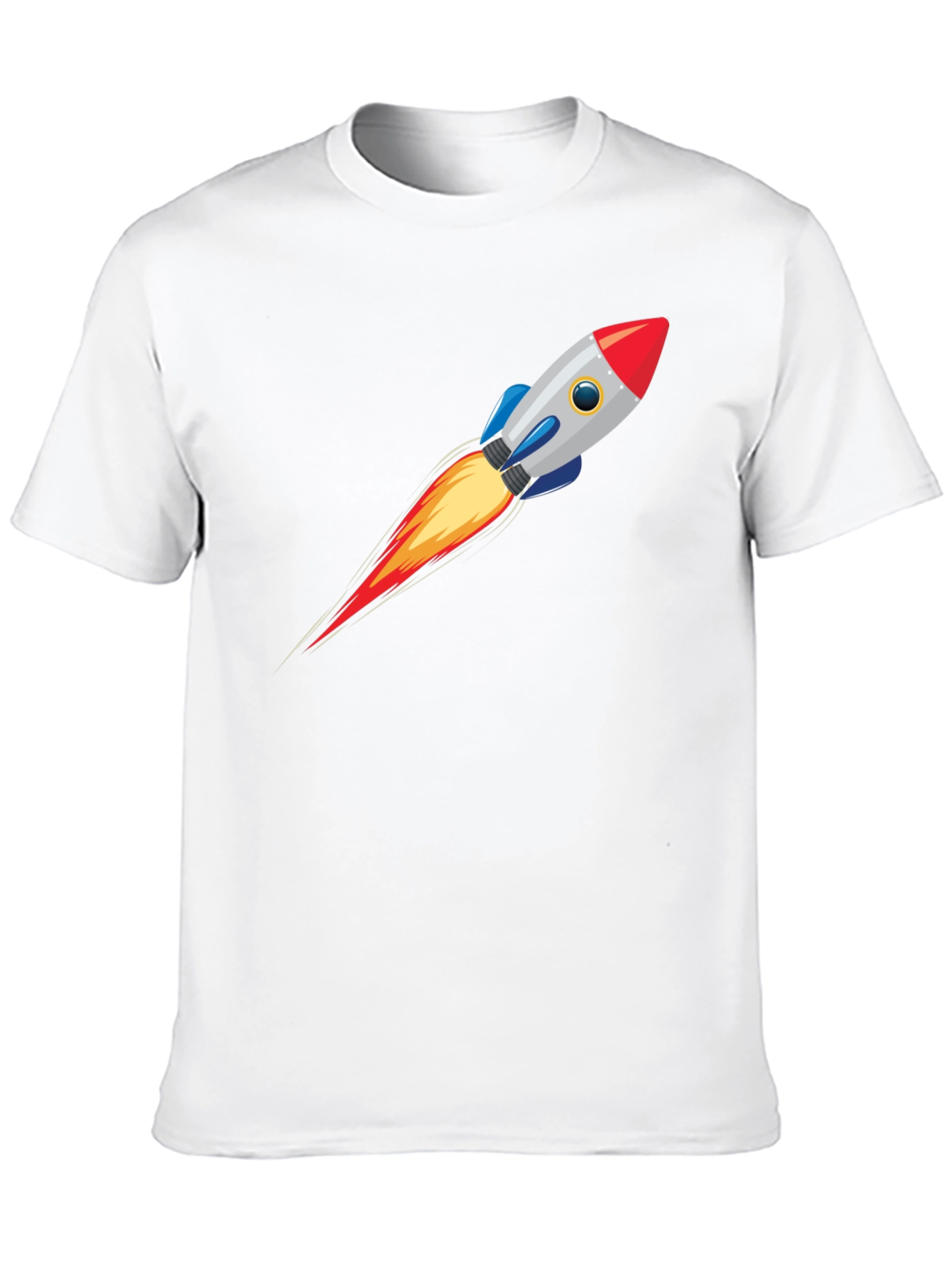 Rocket Launch Graphic Tee - Mens Black T-Shirt