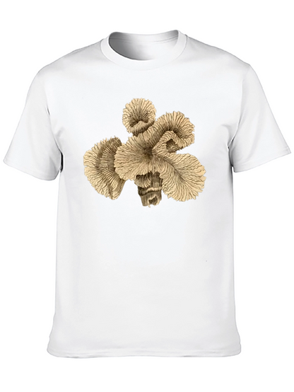 Abstract Coral Graphic Print T-Shirt