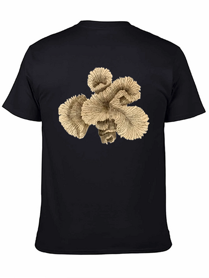 Abstract Coral Graphic Print T-Shirt