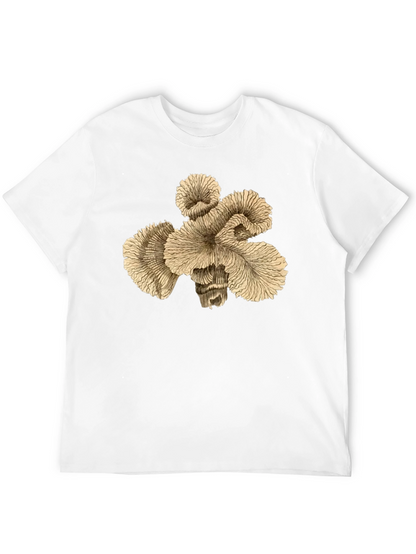 Abstract Coral Graphic Print T-Shirt
