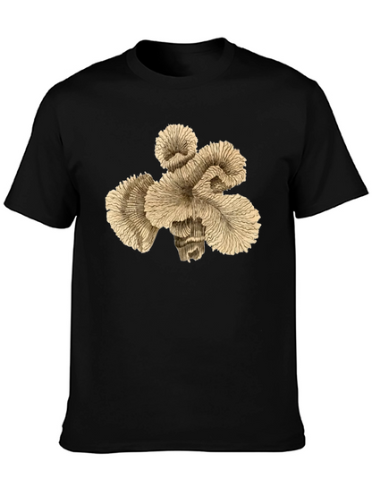 Abstract Coral Graphic Print T-Shirt