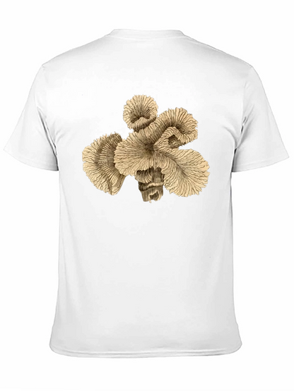 Abstract Coral Graphic Print T-Shirt