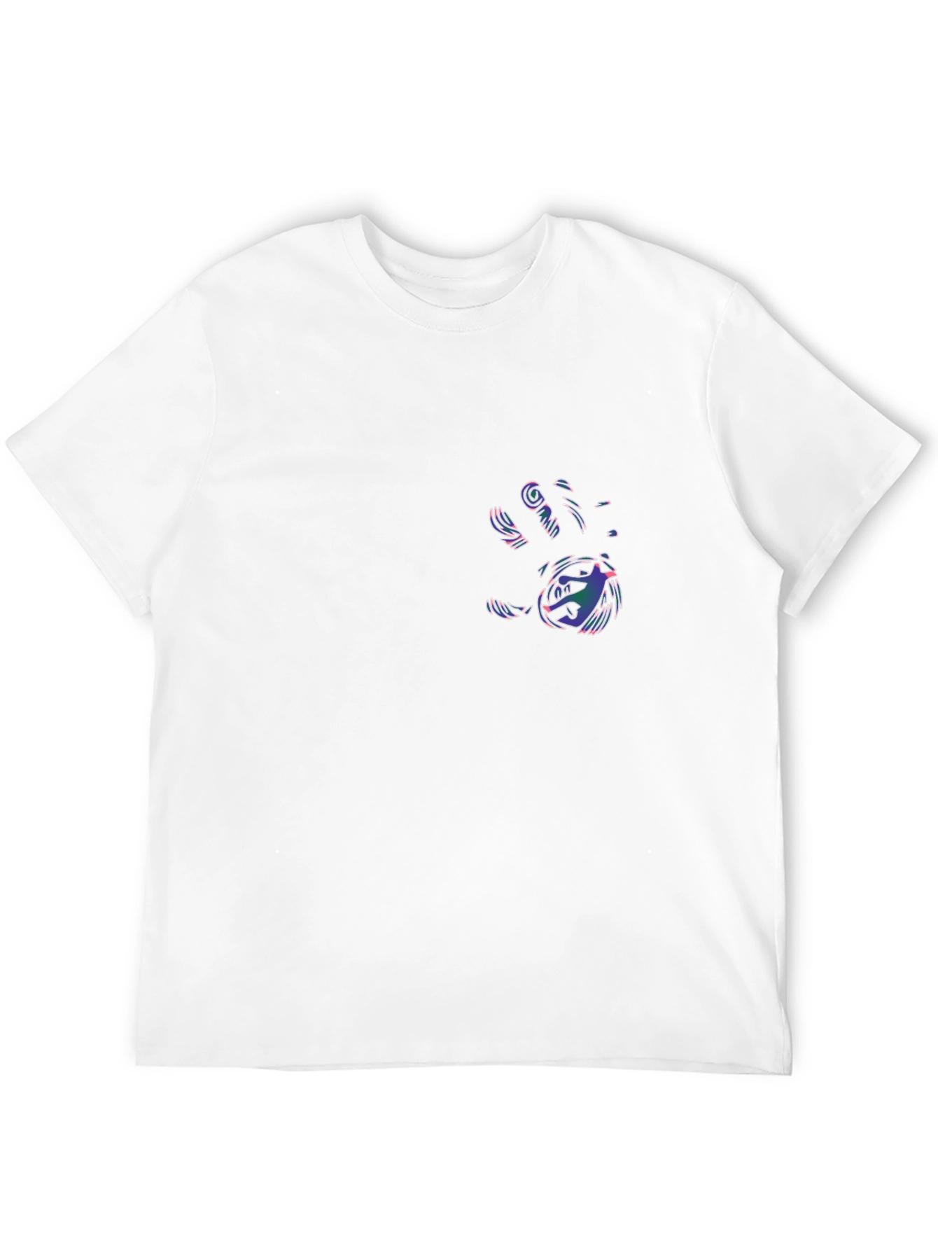 Cool Hand Print Graphic Black T-Shirt