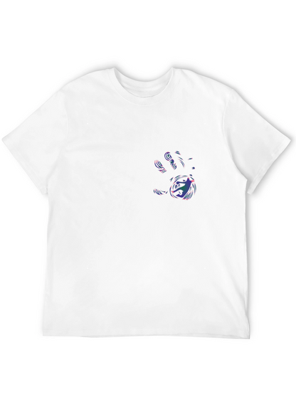 Cool Hand Print Graphic Black T-Shirt