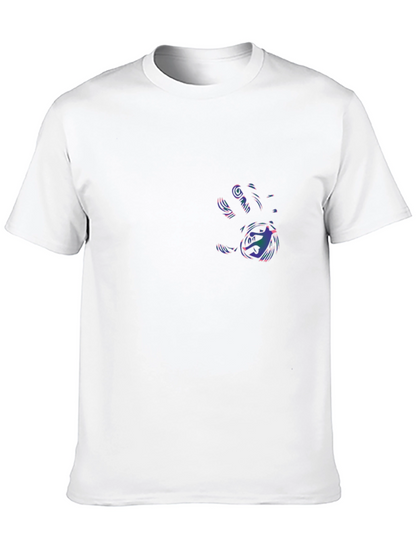 Cool Hand Print Graphic Black T-Shirt