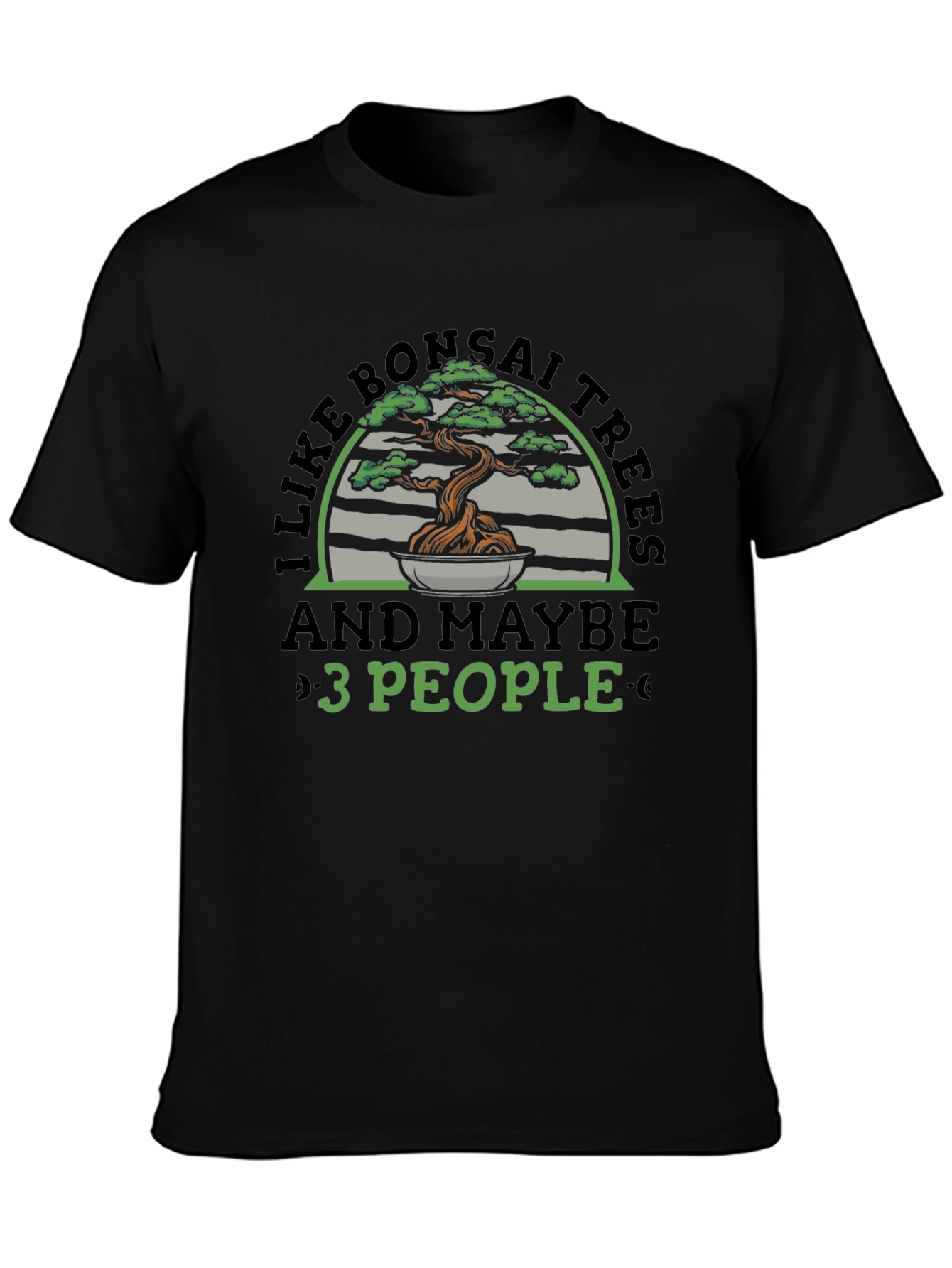 Bonsai Trees & 3 People Graphic Tee