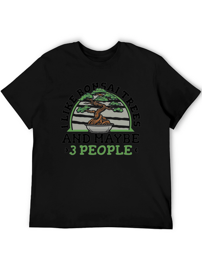 Bonsai Trees & 3 People Graphic Tee