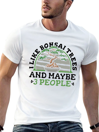 Bonsai Trees & 3 People Graphic Tee