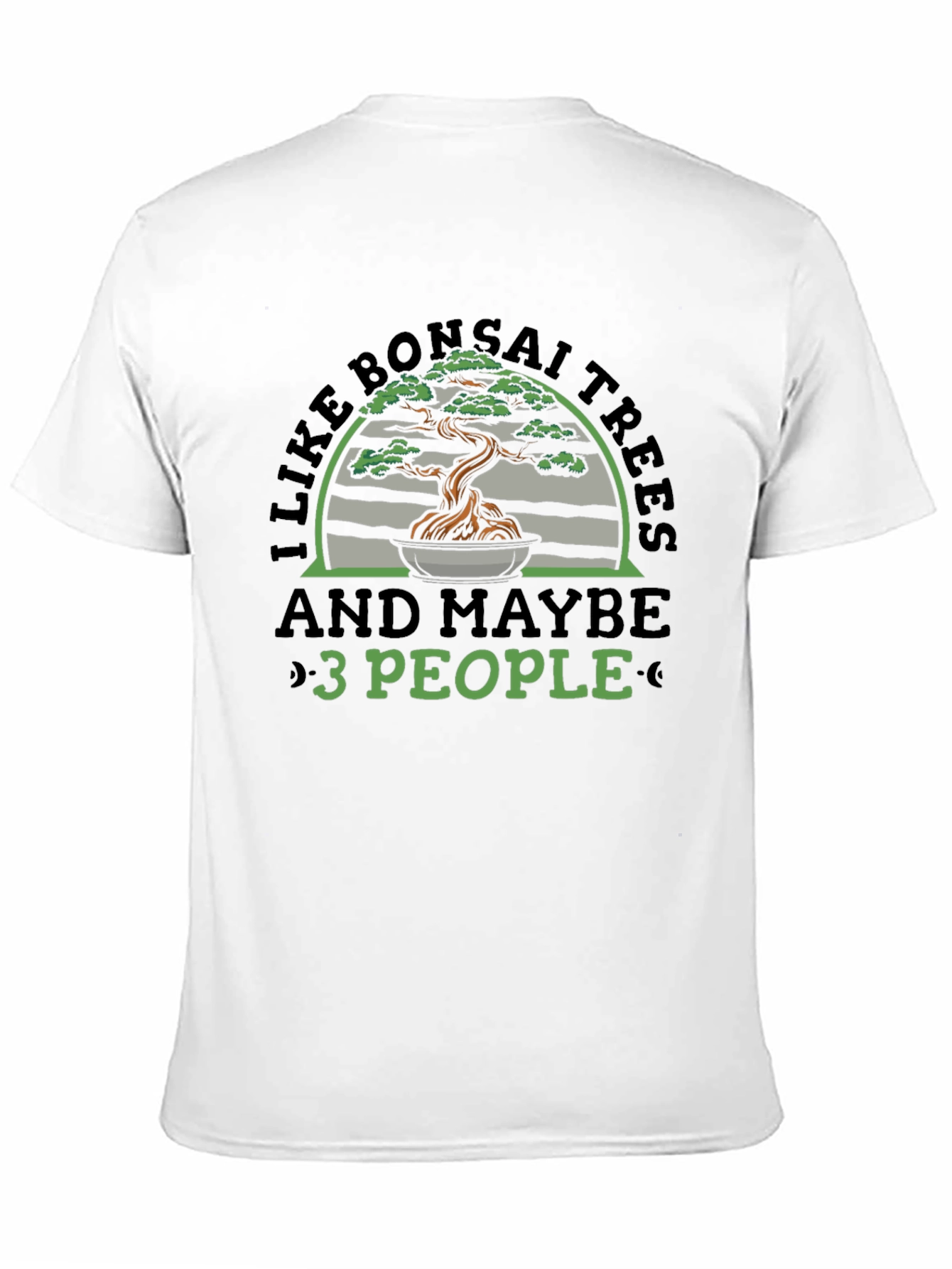 Bonsai Trees & 3 People Graphic Tee