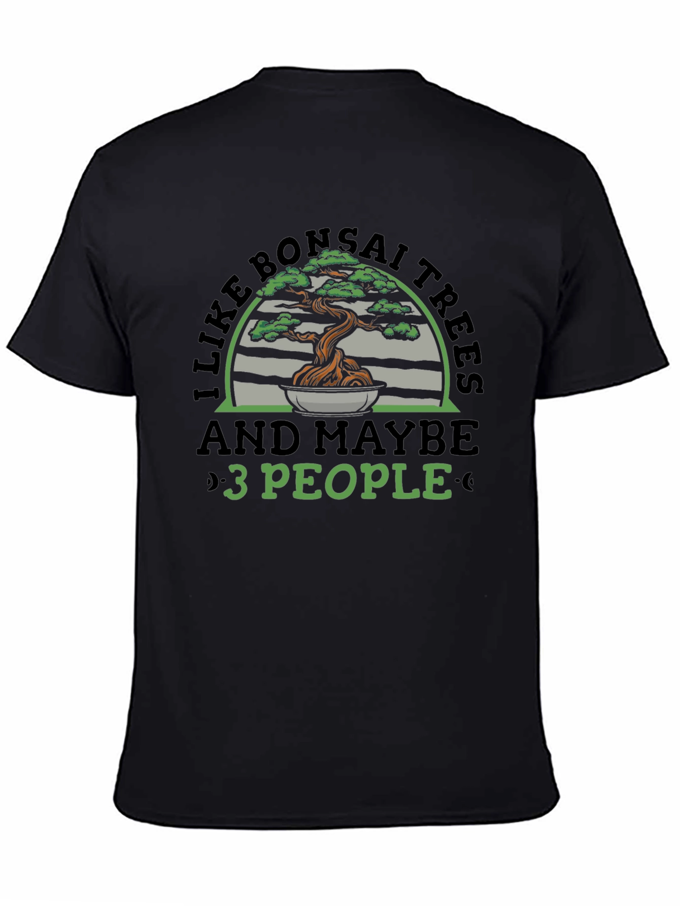 Bonsai Trees & 3 People Graphic Tee