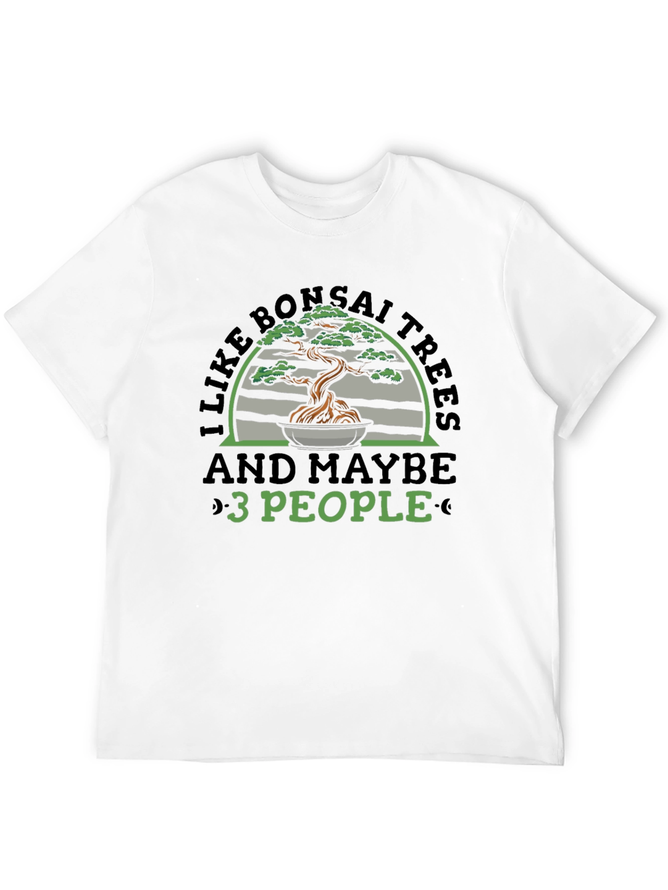 Bonsai Trees & 3 People Graphic Tee
